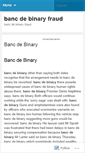 Mobile Screenshot of debijun.bancdebinaryfraud.wordpress.com