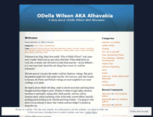 Tablet Screenshot of odellawilson.wordpress.com