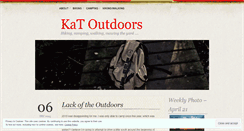 Desktop Screenshot of katoutdoors.wordpress.com