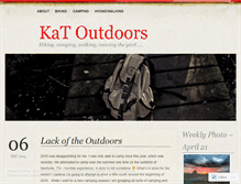 Tablet Screenshot of katoutdoors.wordpress.com