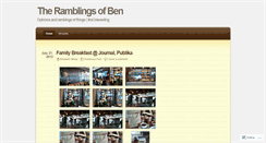 Desktop Screenshot of benjaminwss.wordpress.com