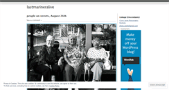 Desktop Screenshot of lastmarineralive.wordpress.com