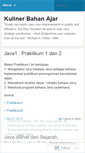 Mobile Screenshot of kulinerbahanajar.wordpress.com