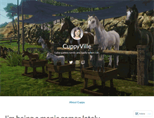 Tablet Screenshot of cuppyville.wordpress.com