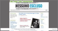 Desktop Screenshot of nessunoescluso.wordpress.com