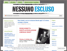 Tablet Screenshot of nessunoescluso.wordpress.com