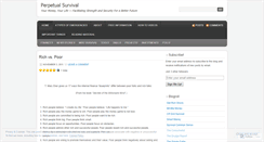 Desktop Screenshot of perpetualsurvival.wordpress.com
