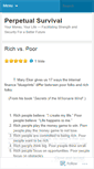 Mobile Screenshot of perpetualsurvival.wordpress.com