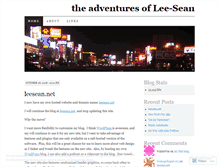 Tablet Screenshot of lshuang.wordpress.com