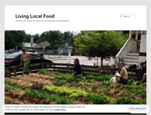 Tablet Screenshot of livinglocalfood.wordpress.com