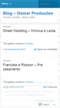 Mobile Screenshot of osmarproducoes.wordpress.com