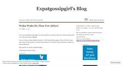 Desktop Screenshot of expatgossipgirl.wordpress.com