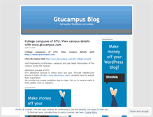 Tablet Screenshot of gtucampus.wordpress.com