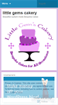 Mobile Screenshot of littlegemscakery.wordpress.com