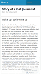 Mobile Screenshot of journalost.wordpress.com