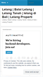 Mobile Screenshot of lelangrumah.wordpress.com