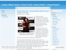 Tablet Screenshot of lelangrumah.wordpress.com