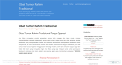 Desktop Screenshot of oobattumorrahimtradisional.wordpress.com
