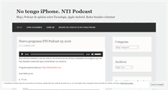Desktop Screenshot of notengoiphone.wordpress.com