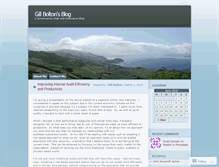 Tablet Screenshot of gillbolton.wordpress.com