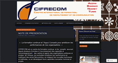 Desktop Screenshot of cifrecom.wordpress.com