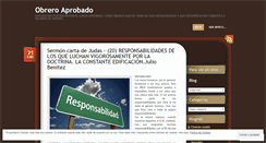 Desktop Screenshot of obreroaprobado.wordpress.com