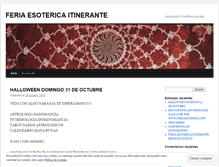 Tablet Screenshot of feriaesotericaitinerante.wordpress.com