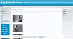 Desktop Screenshot of hotgirlswallpapers.wordpress.com
