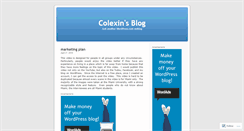 Desktop Screenshot of colexin.wordpress.com