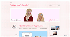 Desktop Screenshot of bourbiedoll.wordpress.com