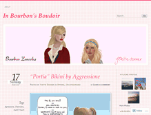 Tablet Screenshot of bourbiedoll.wordpress.com