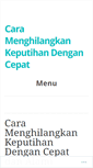 Mobile Screenshot of 17caramenghilangkankeputihan.wordpress.com