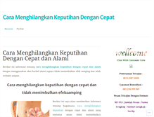Tablet Screenshot of 17caramenghilangkankeputihan.wordpress.com