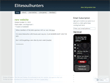 Tablet Screenshot of elitesoulhunters.wordpress.com