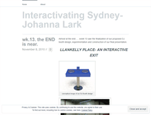 Tablet Screenshot of johannalark.wordpress.com