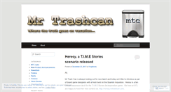 Desktop Screenshot of mrtrashcan.wordpress.com