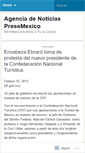 Mobile Screenshot of agenciapressmexico.wordpress.com
