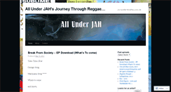 Desktop Screenshot of allunderjah.wordpress.com