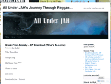 Tablet Screenshot of allunderjah.wordpress.com