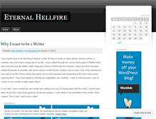 Tablet Screenshot of eternalhellfire.wordpress.com