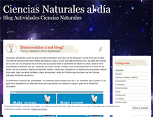 Tablet Screenshot of myprofeciencias.wordpress.com