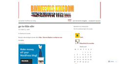 Desktop Screenshot of binweevilskingdom.wordpress.com