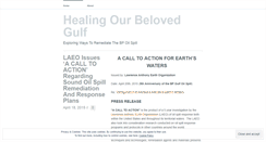 Desktop Screenshot of healingthegulf.wordpress.com