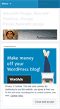 Mobile Screenshot of navratripooja.wordpress.com