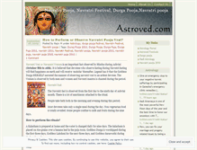 Tablet Screenshot of navratripooja.wordpress.com