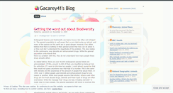 Desktop Screenshot of gacarey41.wordpress.com
