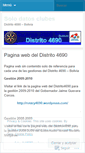 Mobile Screenshot of distrito4690.wordpress.com