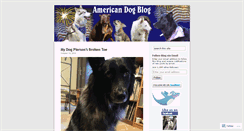 Desktop Screenshot of americandogblog.wordpress.com