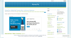 Desktop Screenshot of koreanfix.wordpress.com