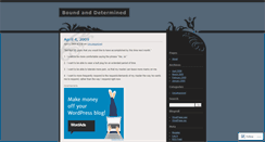 Desktop Screenshot of boundanddetermined.wordpress.com